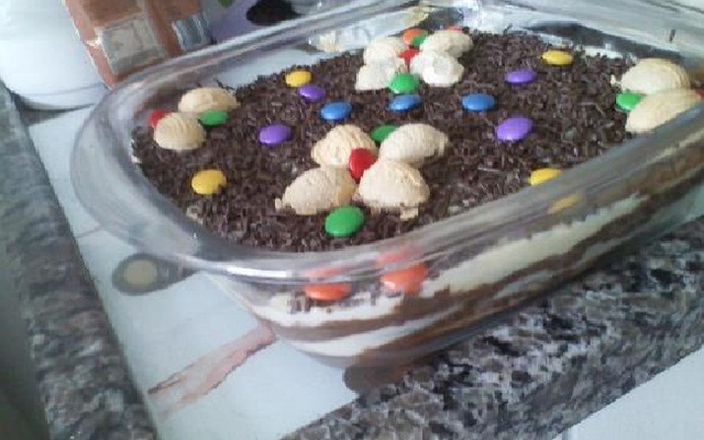 Pavê de biscoito Bono