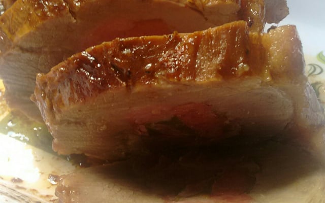 Carne recheada na panela de pressão elétrica