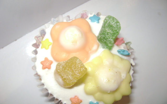 Cupcake de chocolate no micro-ondas