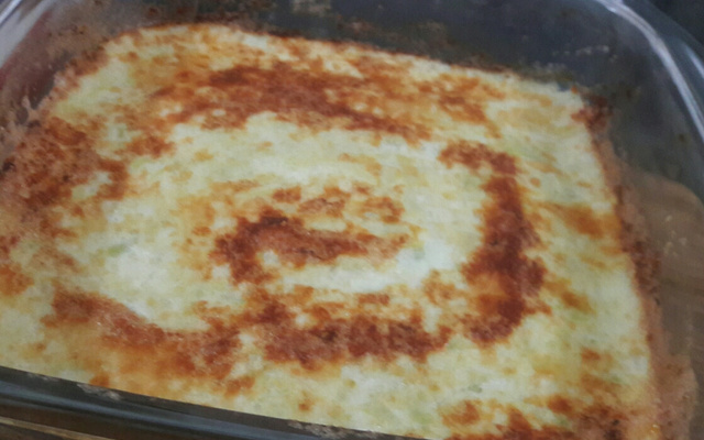 Souflé de chuchu maravilhoso