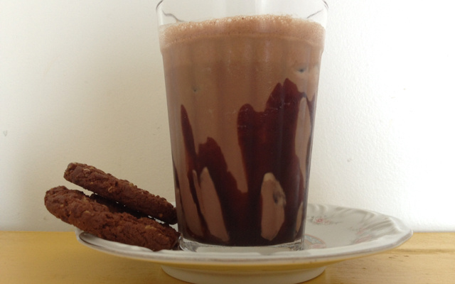 Milk-shake de chocolate da Nicky