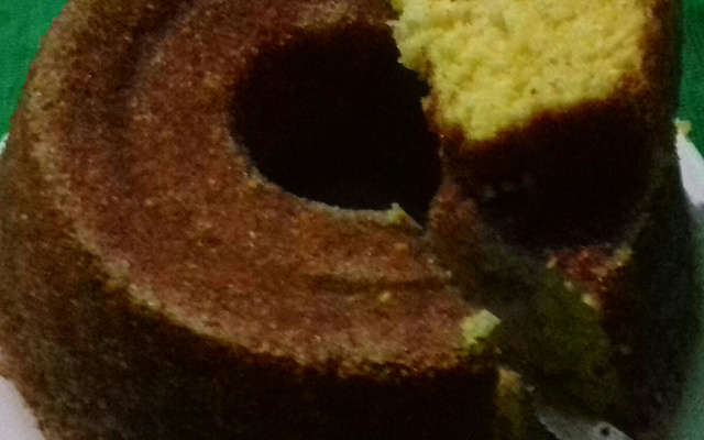 Bolo de milho cozido