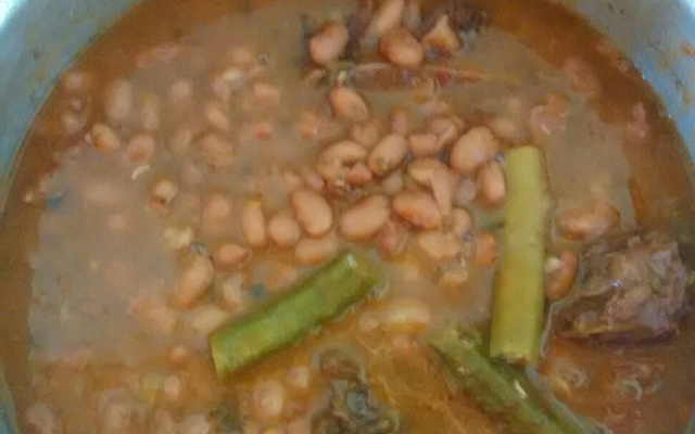 Feijão com tempero caseiro