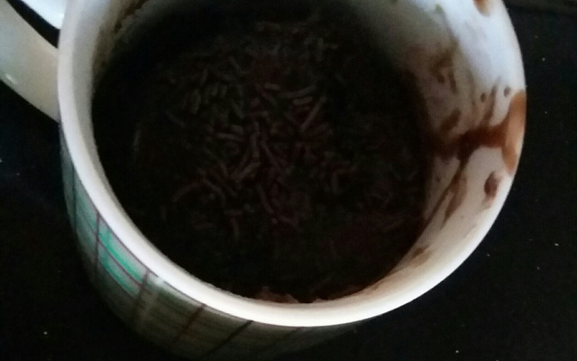 Bolo de caneca sem leite