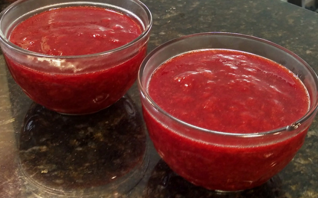 Geleia de morango diet