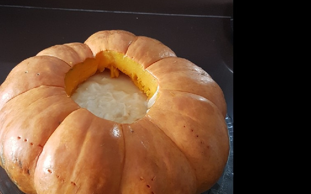 Doce de abóbora recheado
