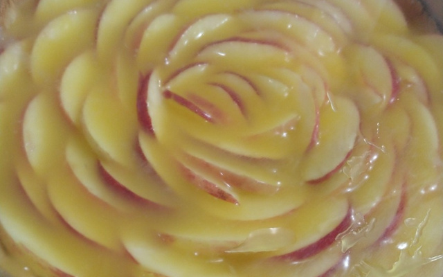 Torta de Maça e Morango