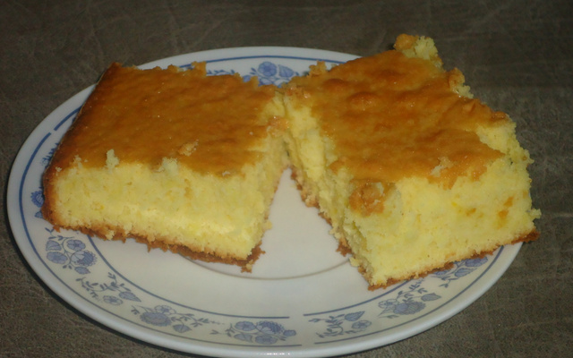Bolo de laranja com casca