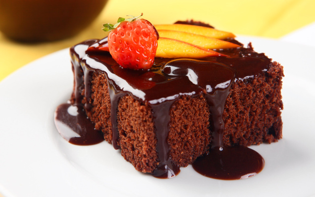 Bolo de chocolate no liquidificador