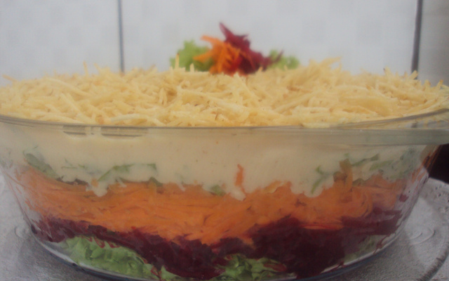 Salada inglesa da Laine