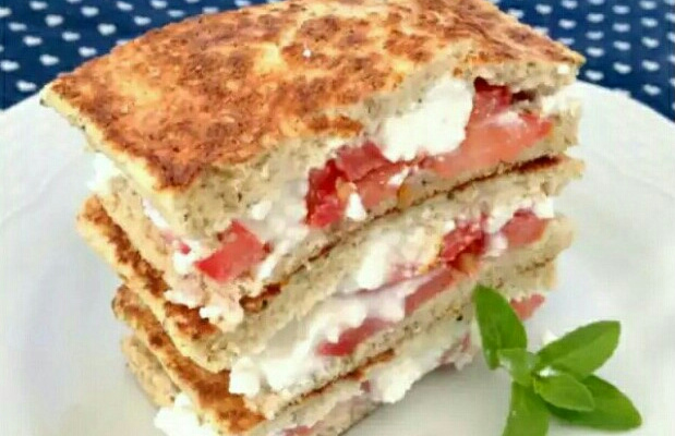 Pão de micro-ondas (110 kcal)