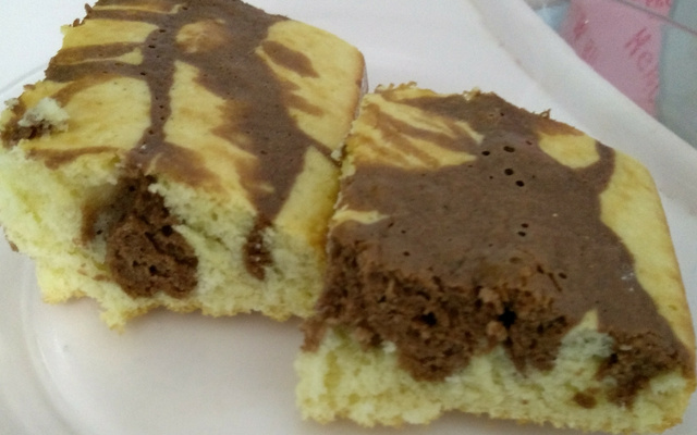 Bolo mesclado simples