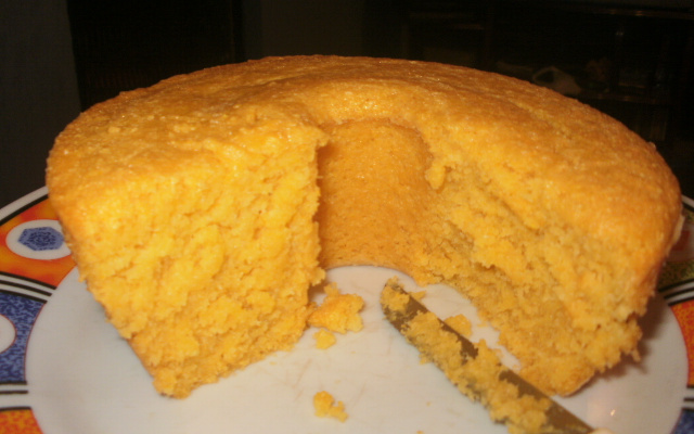 Bolo de milharina