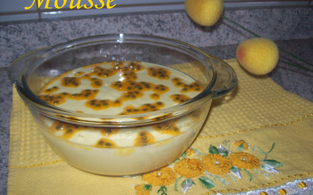 Mousse de maracujá cremoso