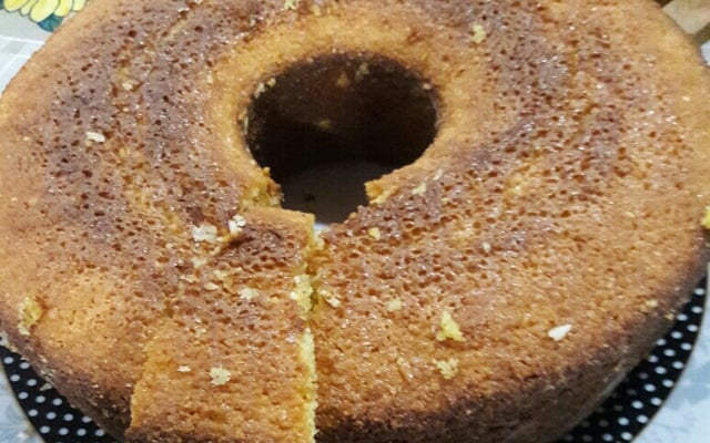 Bolo de farinha de milho