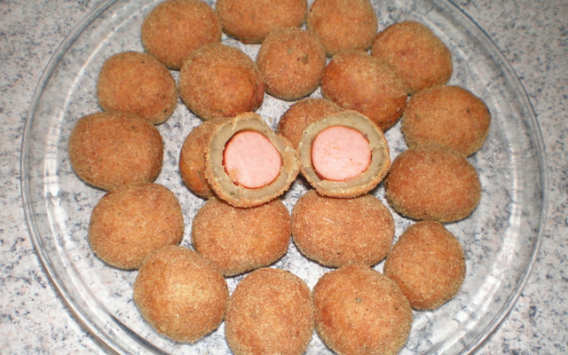 Bolinho de salsicha