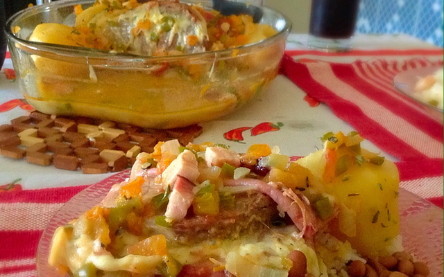 Lagarto recheado da minha Vovó