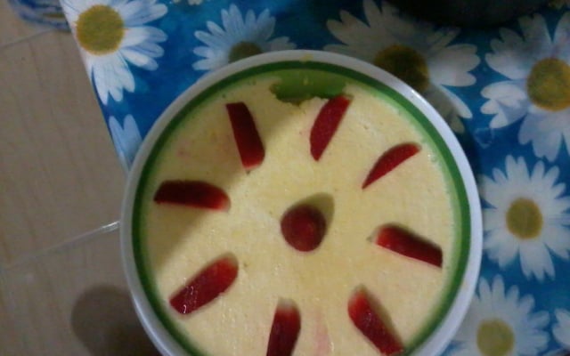 Mousse de milho muito simples