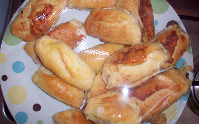 Mini pão de batata recheado