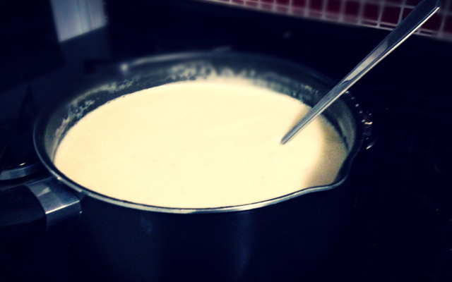 Creme de batata com bacon