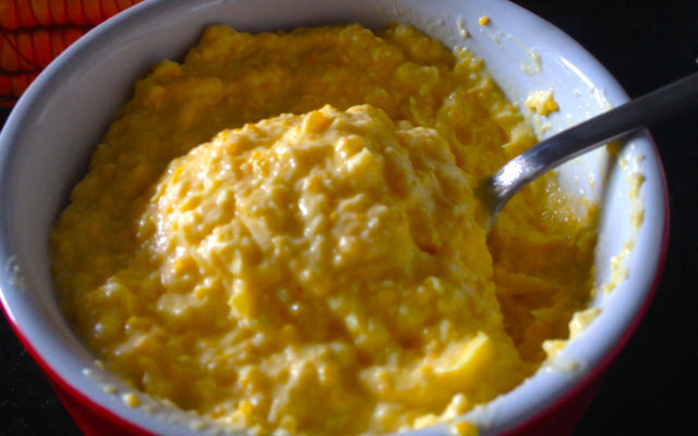 Creme de milho rápido e gostoso