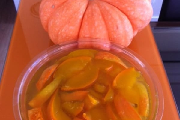 Doce de moranga em pedaços simples, fácil e gostoso