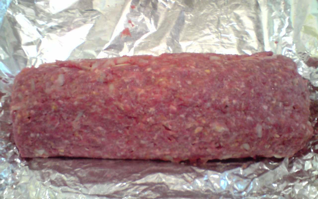 Rocambole de carne moída