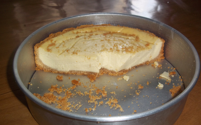 Torta de ricota com passas light