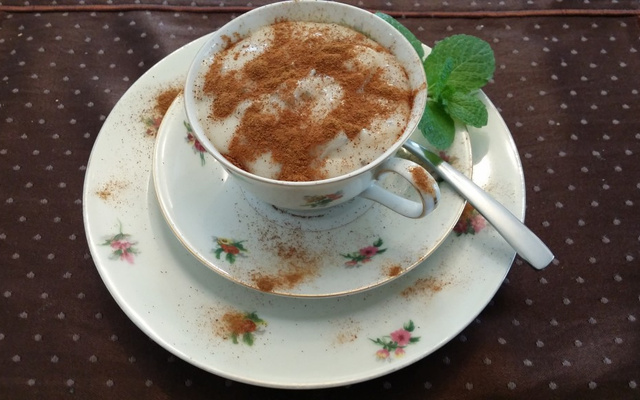 Mingau de farinha de tapioca
