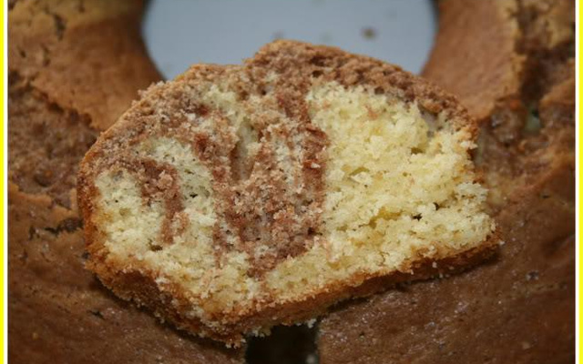 Bolo mármore de maracujá