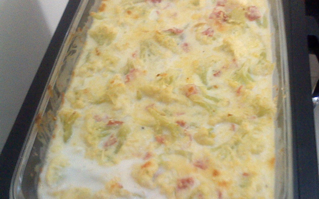 Couve-flor gratinada