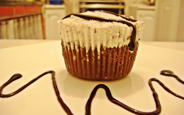 Cupcake Gelado de Nutella