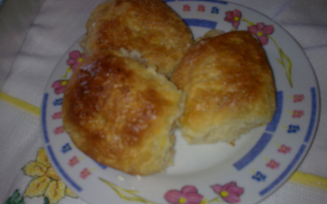 Pão de batata recheado