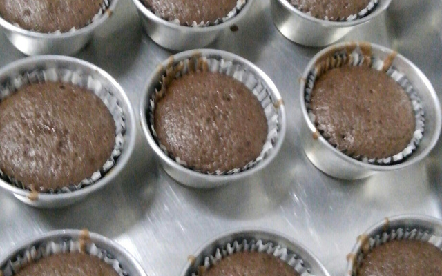 Cupcake de chocolate