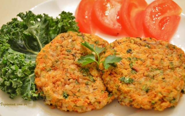 Hambúrguer de cenoura