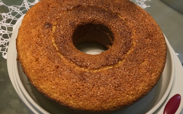 Bolo de floco de milho
