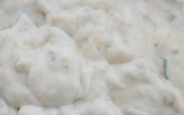 Patê de atum delicioso.