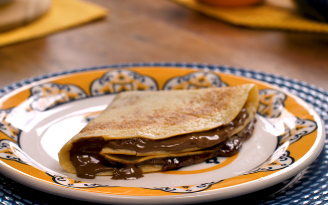 Crepe de nutella fácil