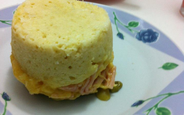 Torta salgada de caneca