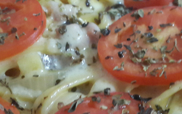 Macarrão sabor pizza