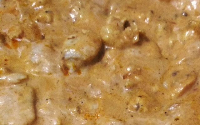 Estrogonofe de frango da Dani