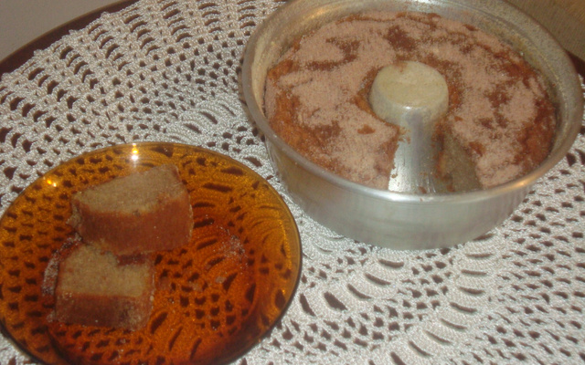 Bolo de banana da família