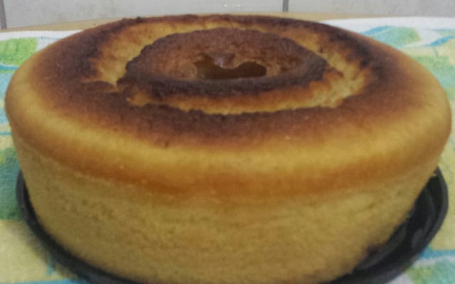 Bolo de fubá molhado