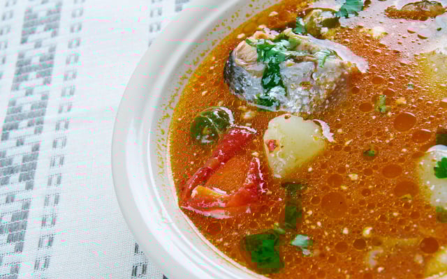 Caldo de piranha sem espinho (silvano)