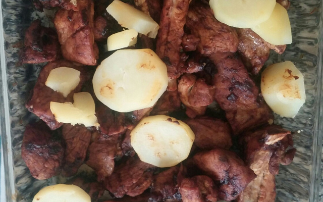 Costela suína ao barbecue