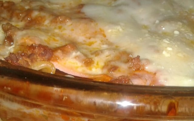 Lasanha bolonhesa cremosa da Emanuela