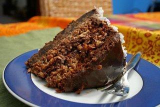 Bolo alemão de chocolate