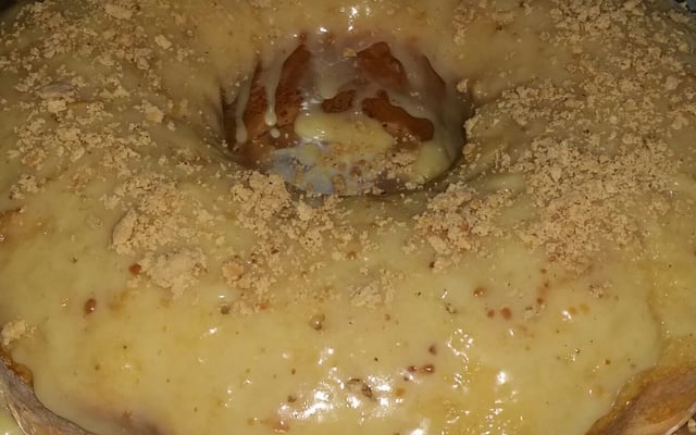 Bolo junino de paçoca