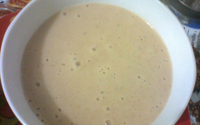 Creme de inhame, cenoura e batata