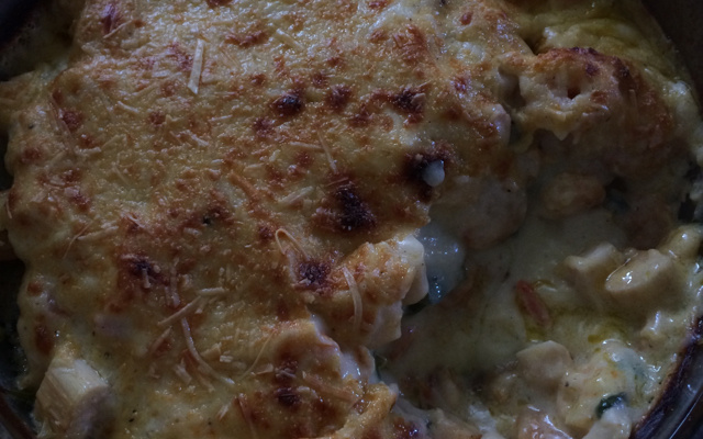 Camarão ao forno divino